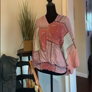 NWOT-Brand New Handkerchief Beachy Top- M/L